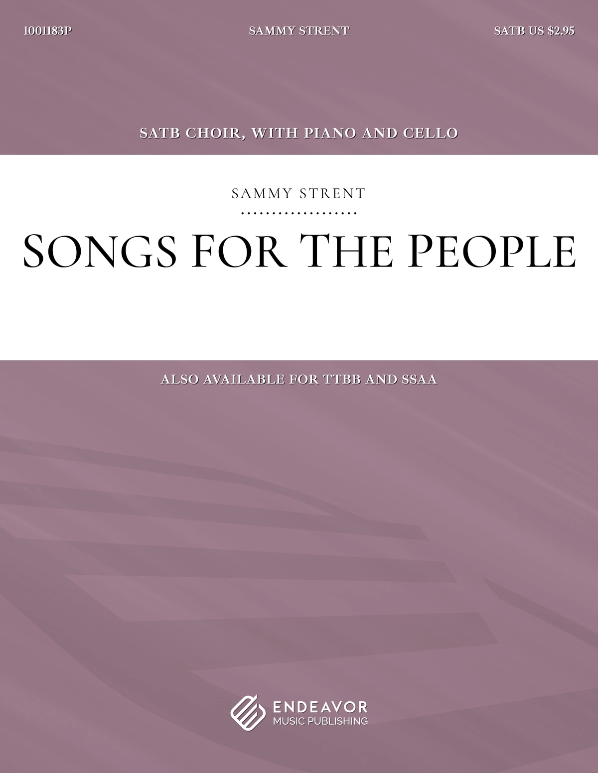 Songs For The People by Sammy Strent - choral sheet music