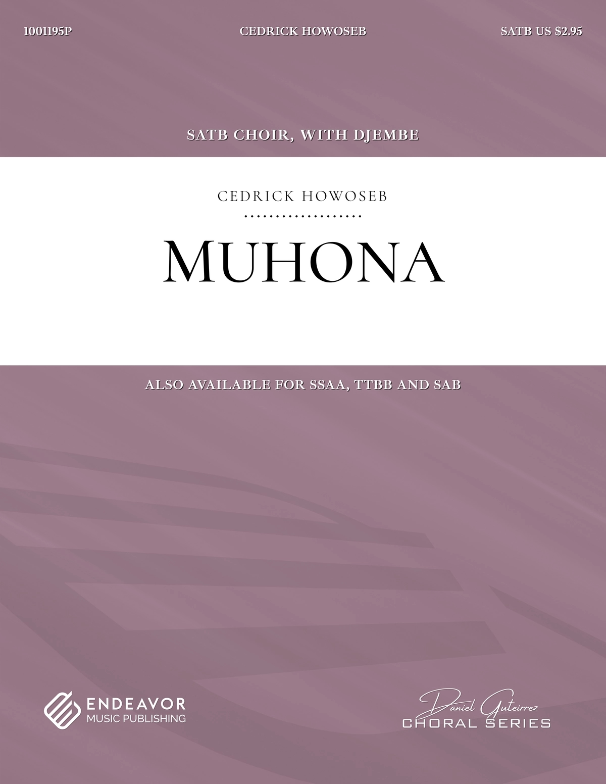 Muhona by Cedrick Howoseb - choral sheet music