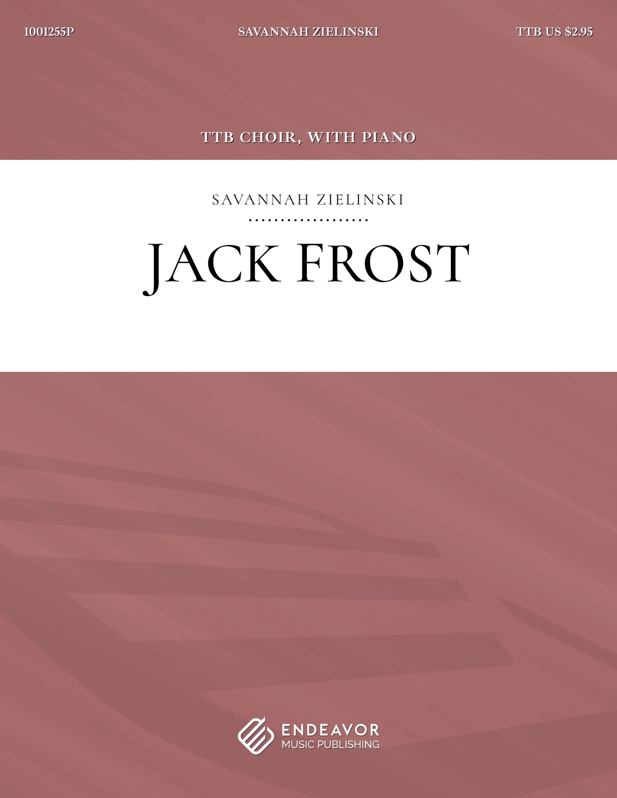 Jack Frost by Savannah Zielinski - choral sheet music cover