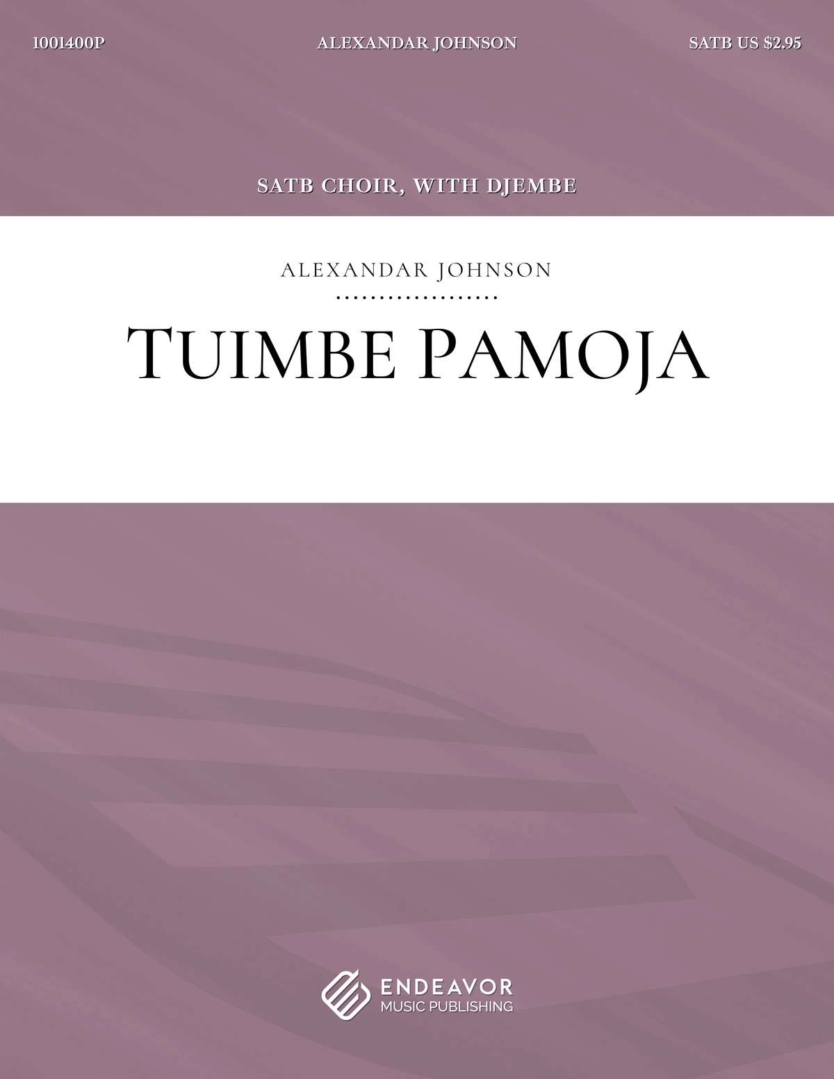 Tuimbe Pamoja by Alexandar Johnson - choral sheet music