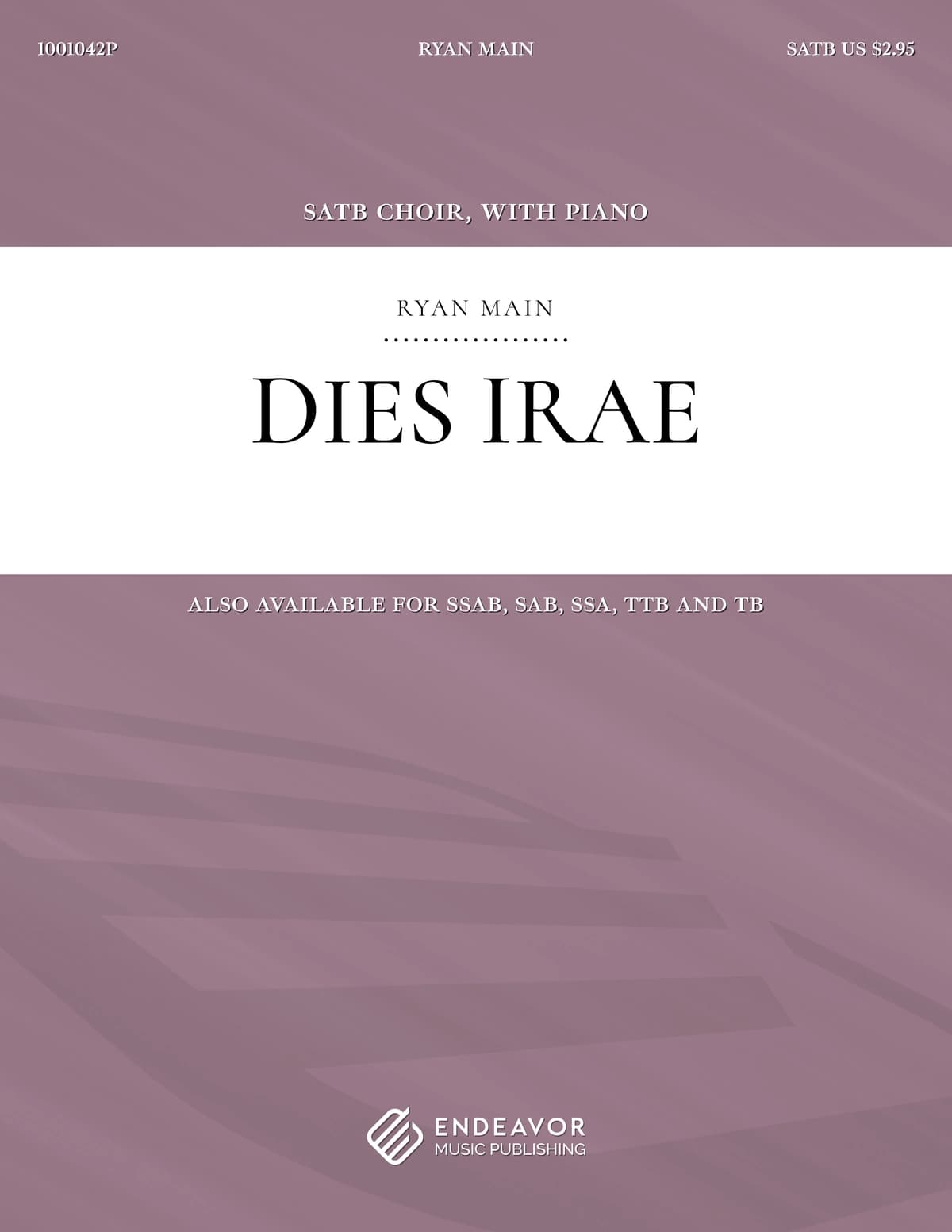Dies Irae by Ryan Main - choral sheet music