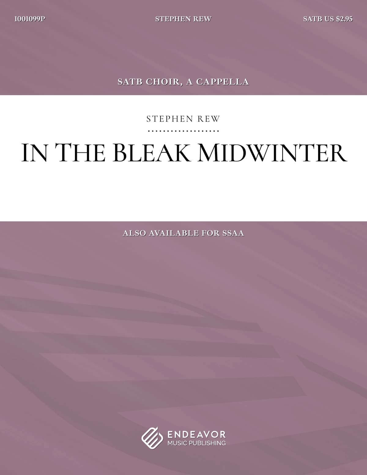 In The Bleak Midwinter by Stephen Rew - choral sheet music
