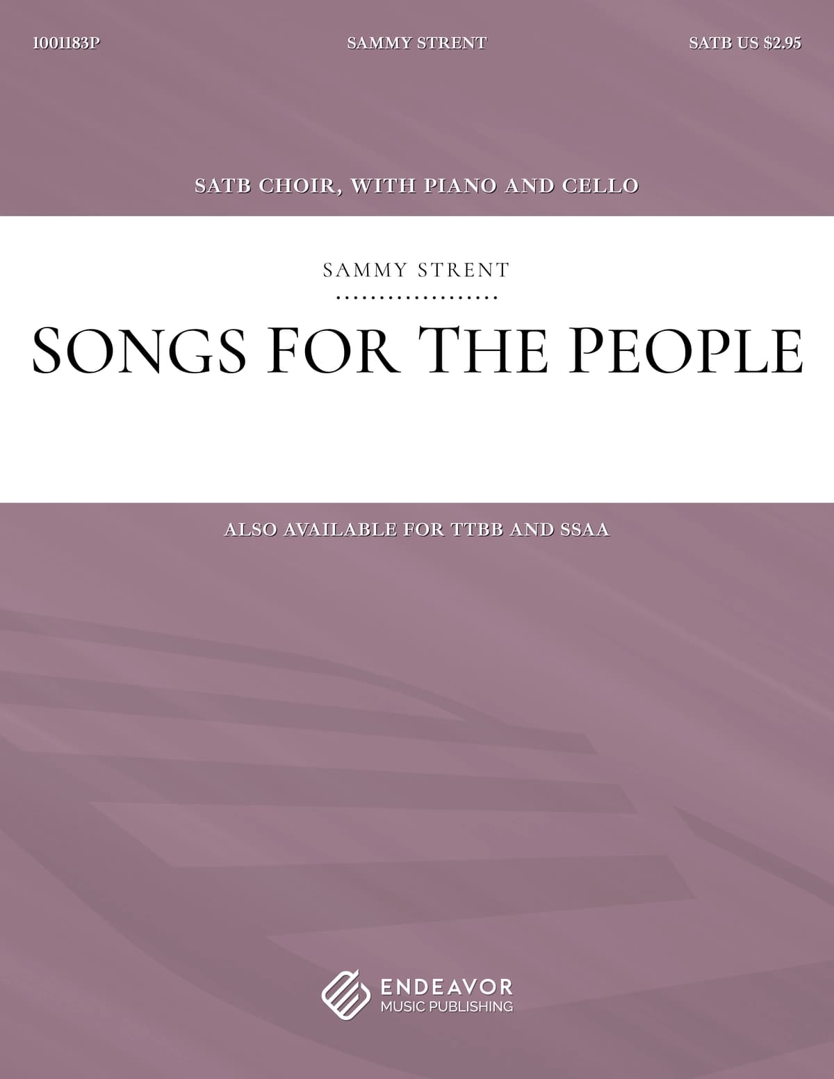 Songs For The People by Sammy Strent - choral sheet music