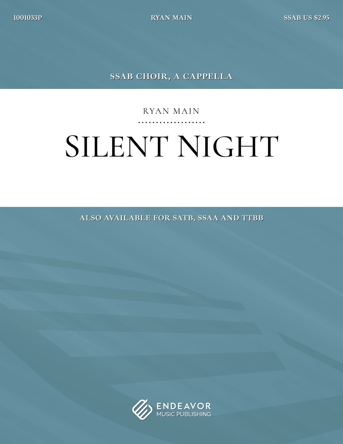 Silent Night by Ryan Main - choral sheet music